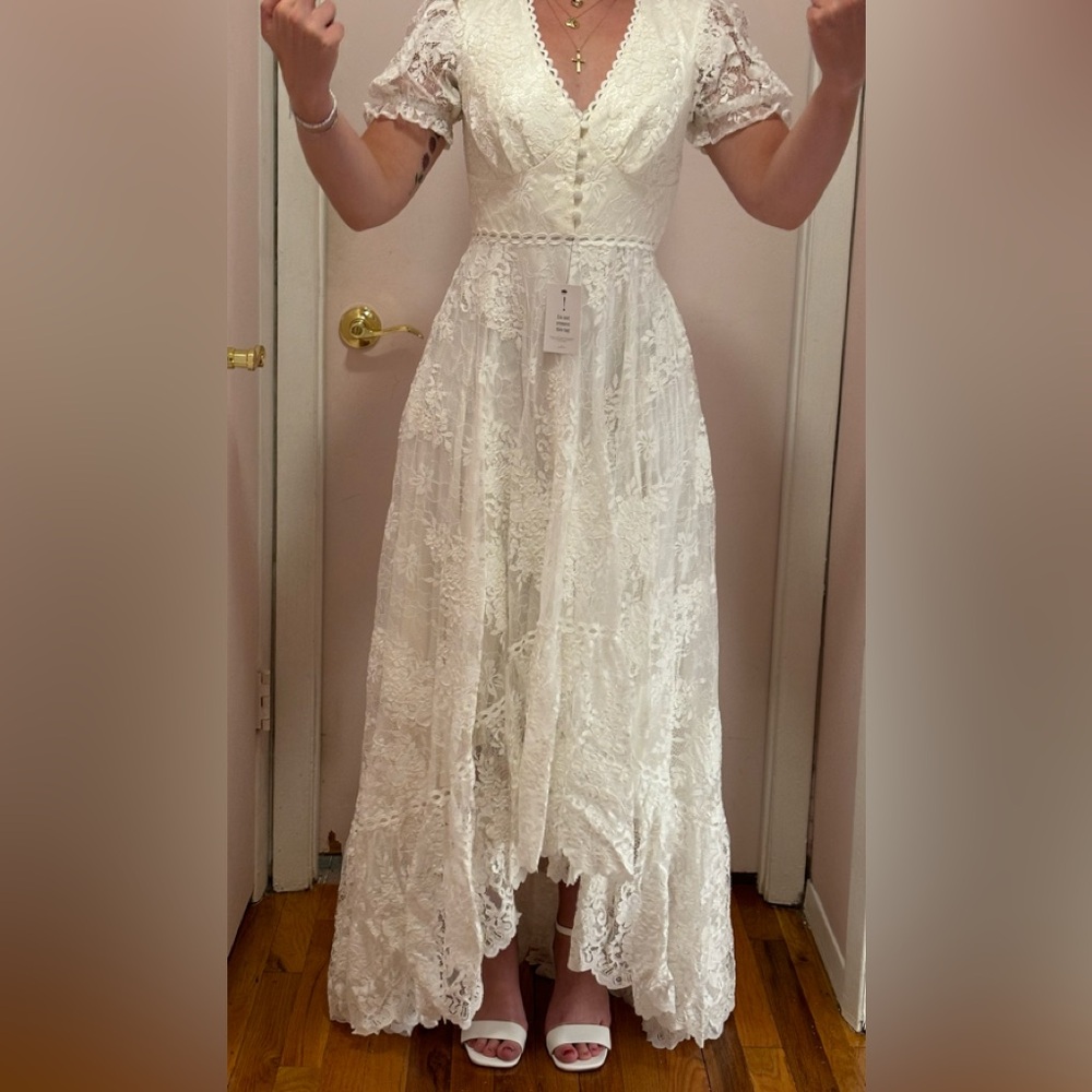 Gorgeous Lace Boho Wedding Dress NWT